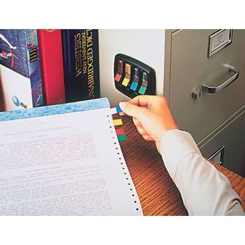 Segnapagina removibili Post-it® Index Mini ''Freccia'' 684 classici assortiti 4 confezioni da 24 - 684ARR3